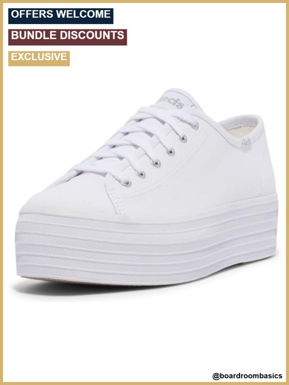 Keds Triple Up Lace Up Canvas Platform Sneakers Women's